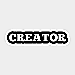 Creator Sticker